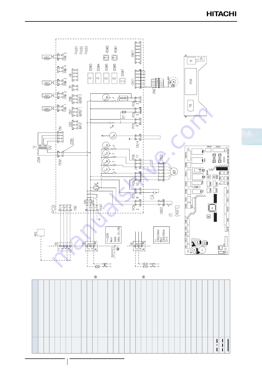 Hitachi P-AP56NAM Service Manual Download Page 195