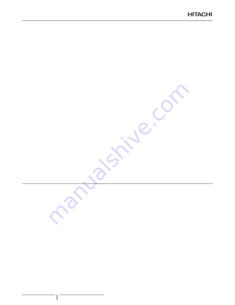 Hitachi P-N23NA Installation And Operation Manual Download Page 44