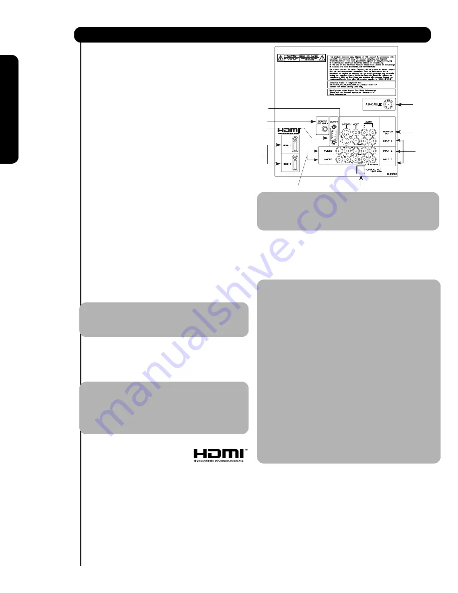 Hitachi P42T501, P42T501A, P50T501, P5 Operating Manual Download Page 87