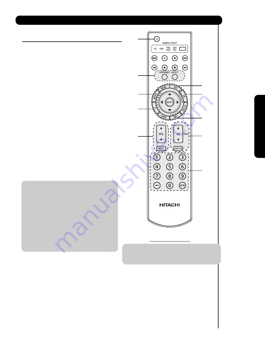 Hitachi P42T501, P42T501A, P50T501, P5 Operating Manual Download Page 106