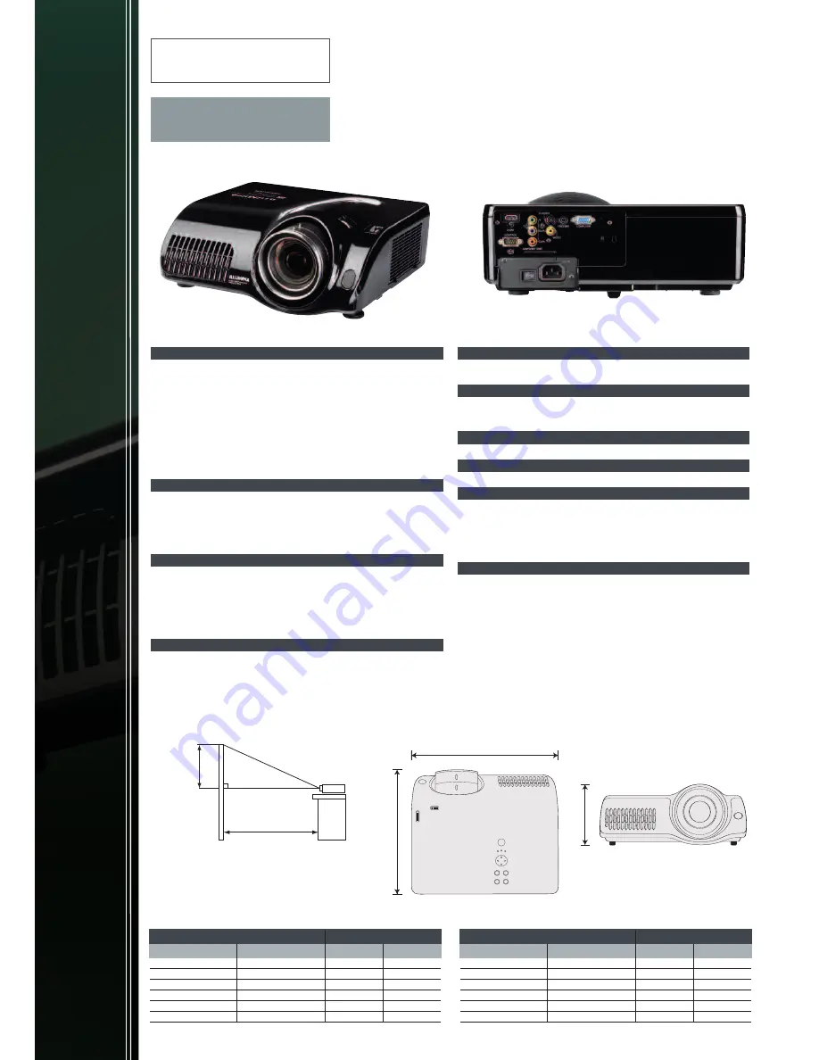 Hitachi PJ TX300 - Cine Master - LCD Projector Скачать руководство пользователя страница 2