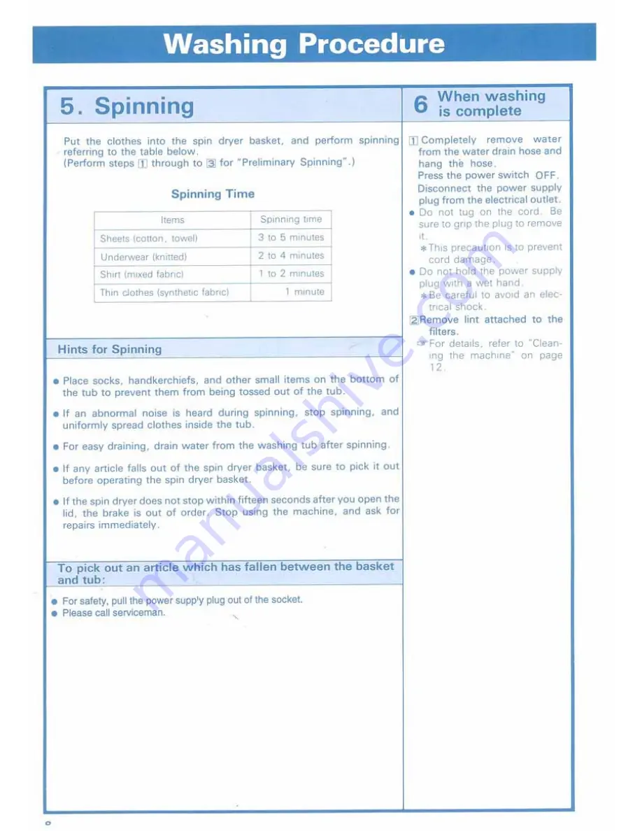 Hitachi PS-70AP Instruction Manual Download Page 8