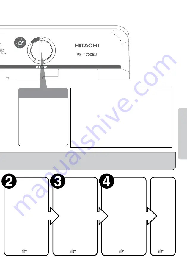 Hitachi PS-T700BJ Instruction Manual Download Page 9