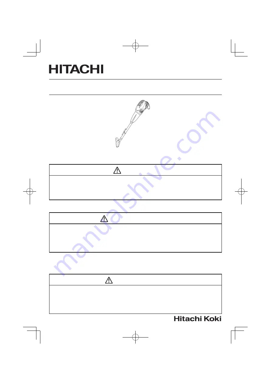 Hitachi R 18DSAL Safety And Instruction Manual Download Page 1