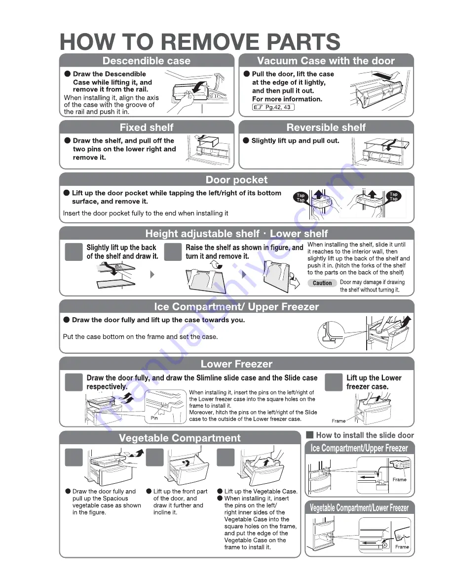 Hitachi R-SF48AMH How To Use Manual Download Page 22