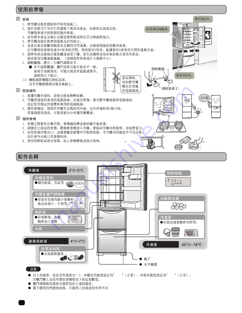 Hitachi R-SG32EPH Скачать руководство пользователя страница 12