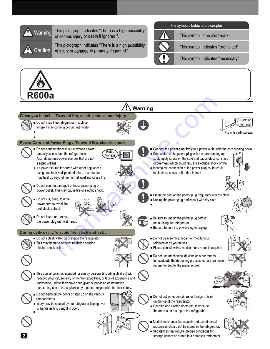 Hitachi R-W660FPG3X Скачать руководство пользователя страница 2