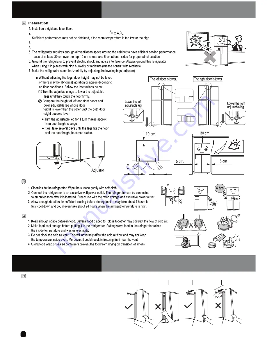 Hitachi R-W660FPG3X Instruction Manual Download Page 4