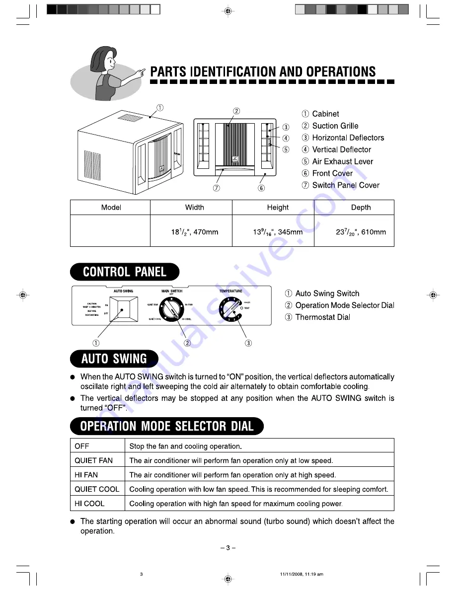 Hitachi RA-08KF Operation And Installation Manual Download Page 3