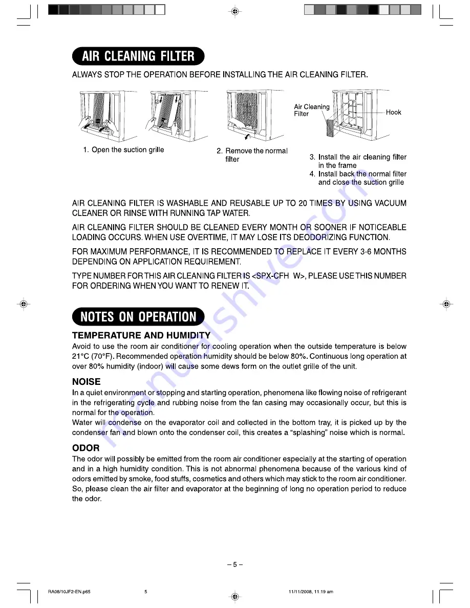 Hitachi RA-10HF Скачать руководство пользователя страница 5