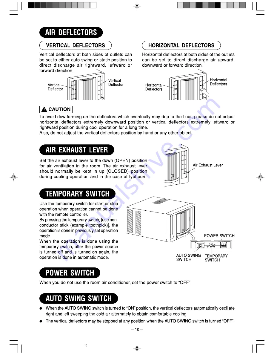 Hitachi RA-13KDF Operation And Installation Manual Download Page 10