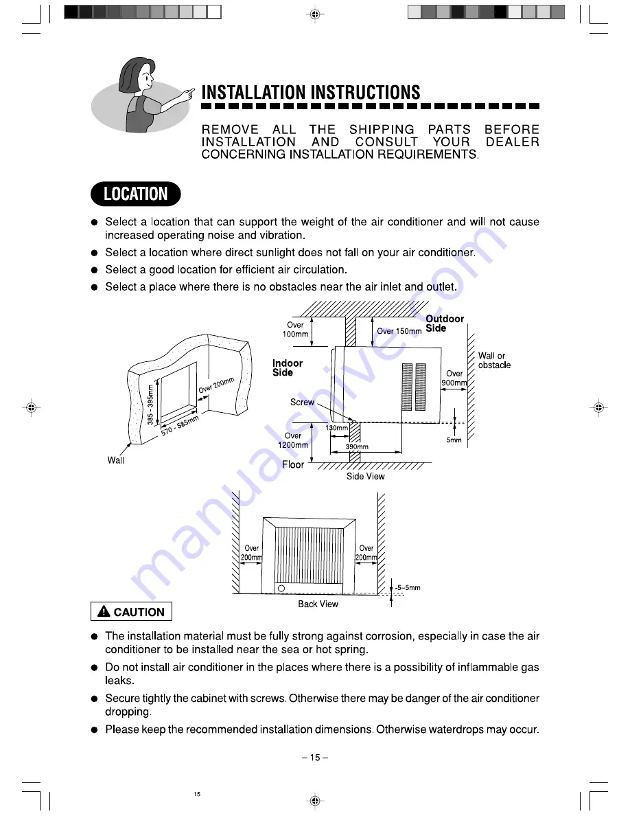 Hitachi RA-13KDF Operation And Installation Manual Download Page 15