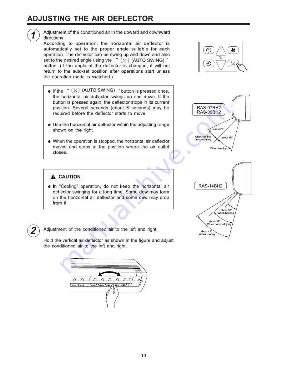 Hitachi RAC-07BH2 Скачать руководство пользователя страница 10