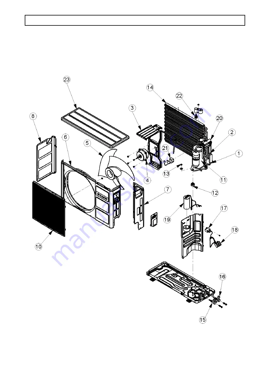 Hitachi RAC-08LH1 Service Manual Download Page 71