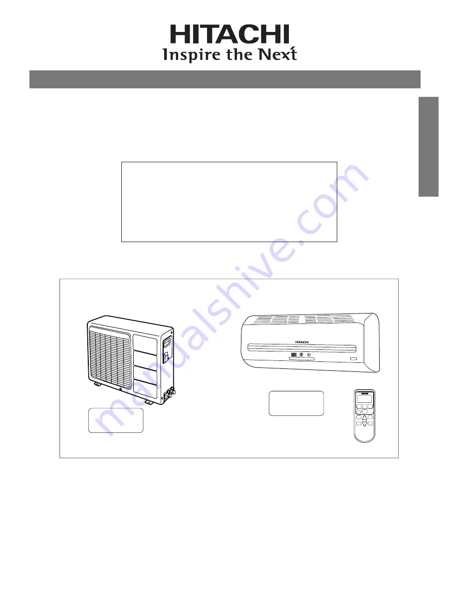 Hitachi RAC-10C9G Instruction Manual Download Page 21