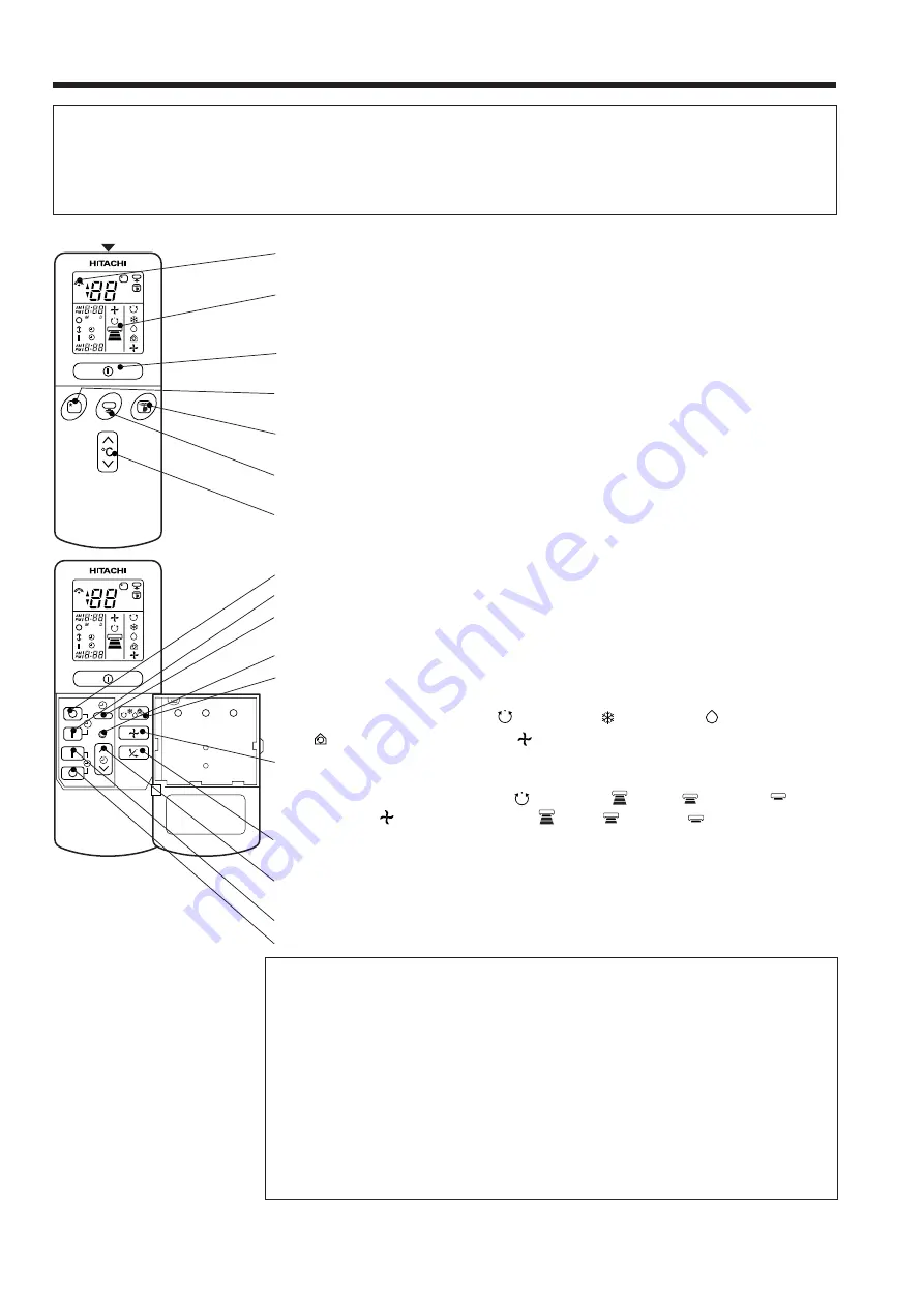 Hitachi RAC-10CE9 Скачать руководство пользователя страница 6