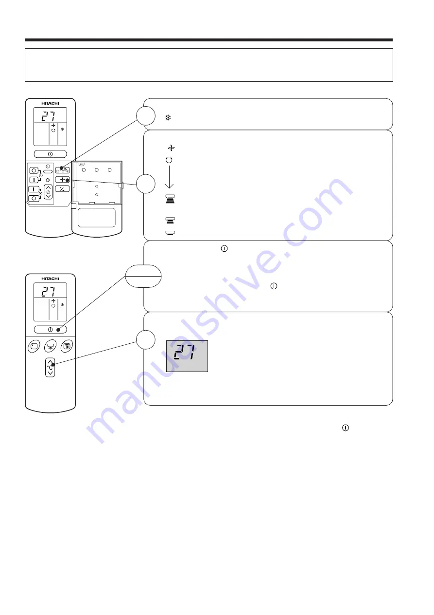 Hitachi RAC-10CE9 Instruction Manual Download Page 34