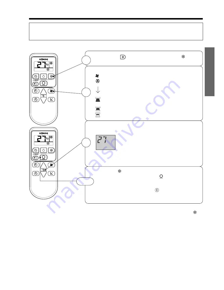 Hitachi RAC-10CX Instruction Manual Download Page 27