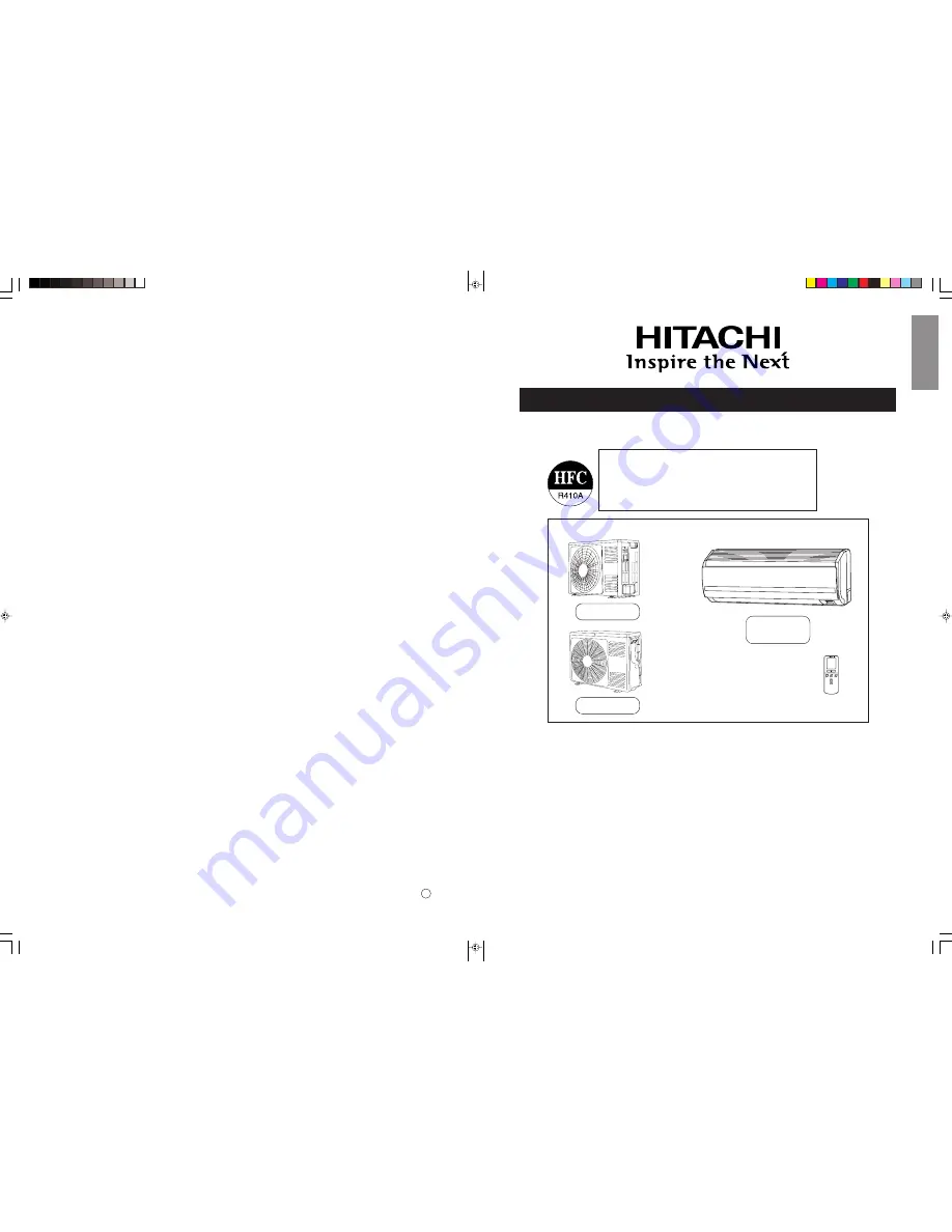 Hitachi RAC-10EH1 Скачать руководство пользователя страница 1