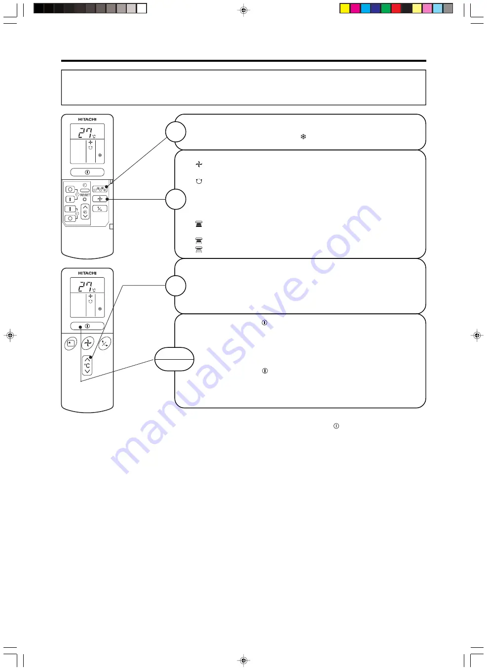 Hitachi RAC-10EH2 Instruction Manual Download Page 30