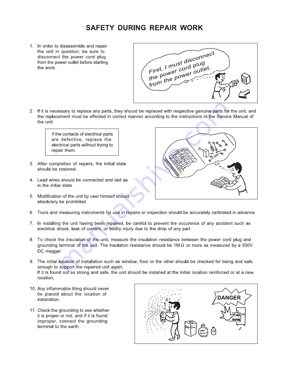 Hitachi RAC-10GH5 Service Manual Download Page 2