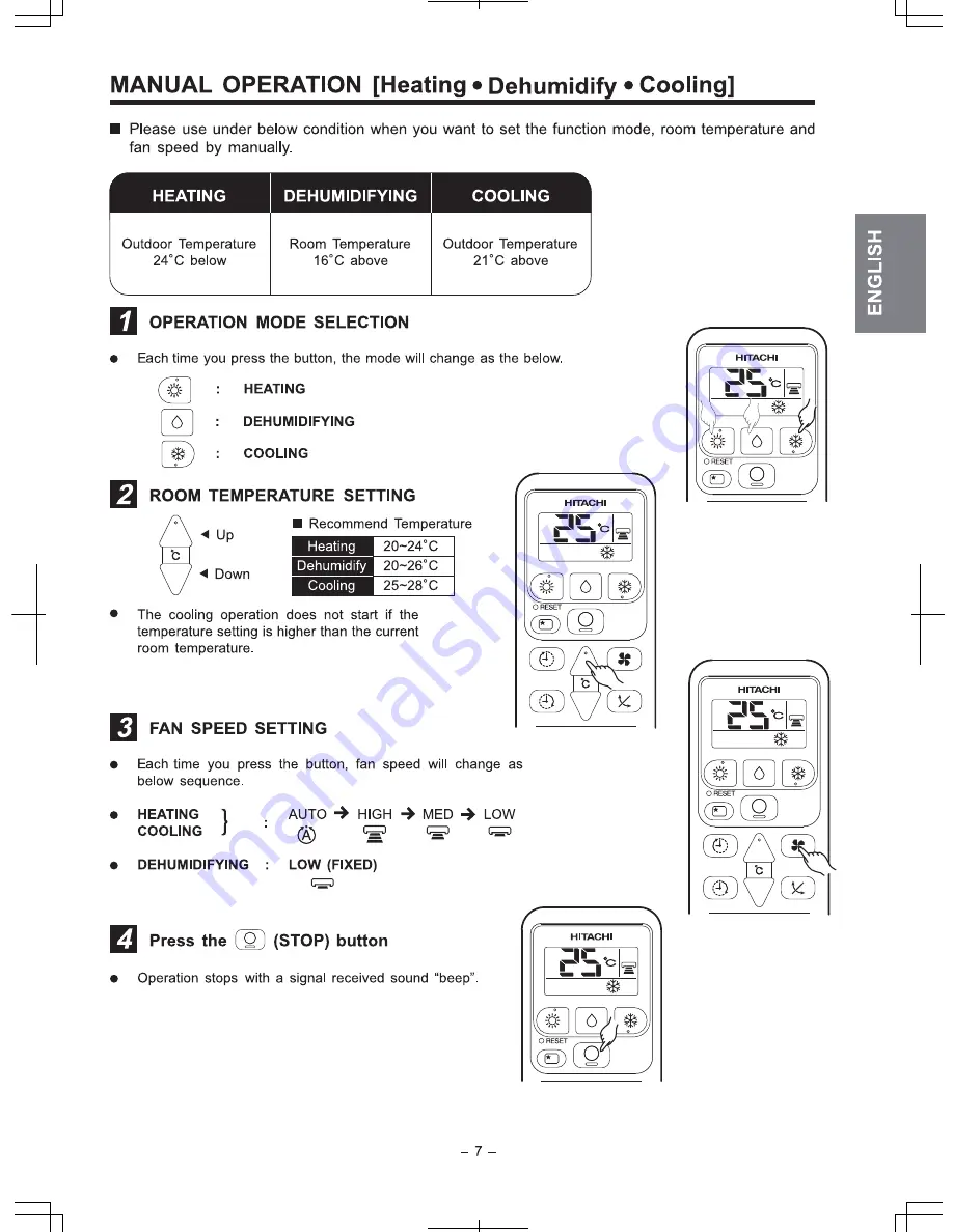 Hitachi RAC-10GH5 Service Manual Download Page 9