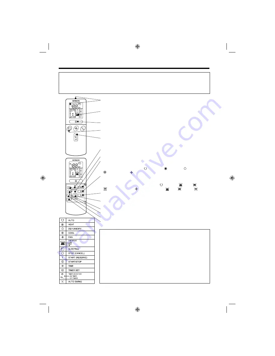 Hitachi RAC-18KH Instruction Manual Download Page 6