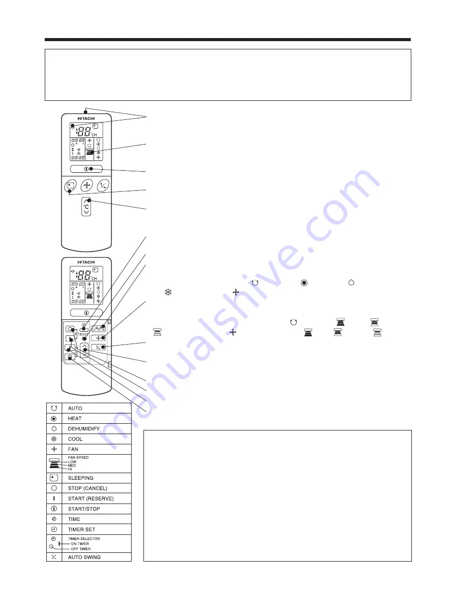 Hitachi RAC-18LH1 Скачать руководство пользователя страница 6