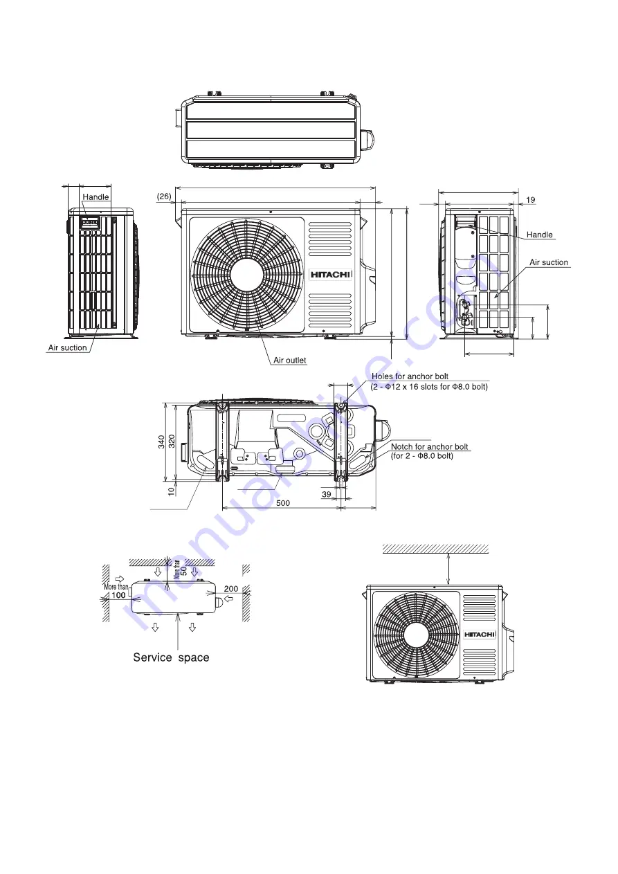 Hitachi RAC-25FXE Service Manual Download Page 9