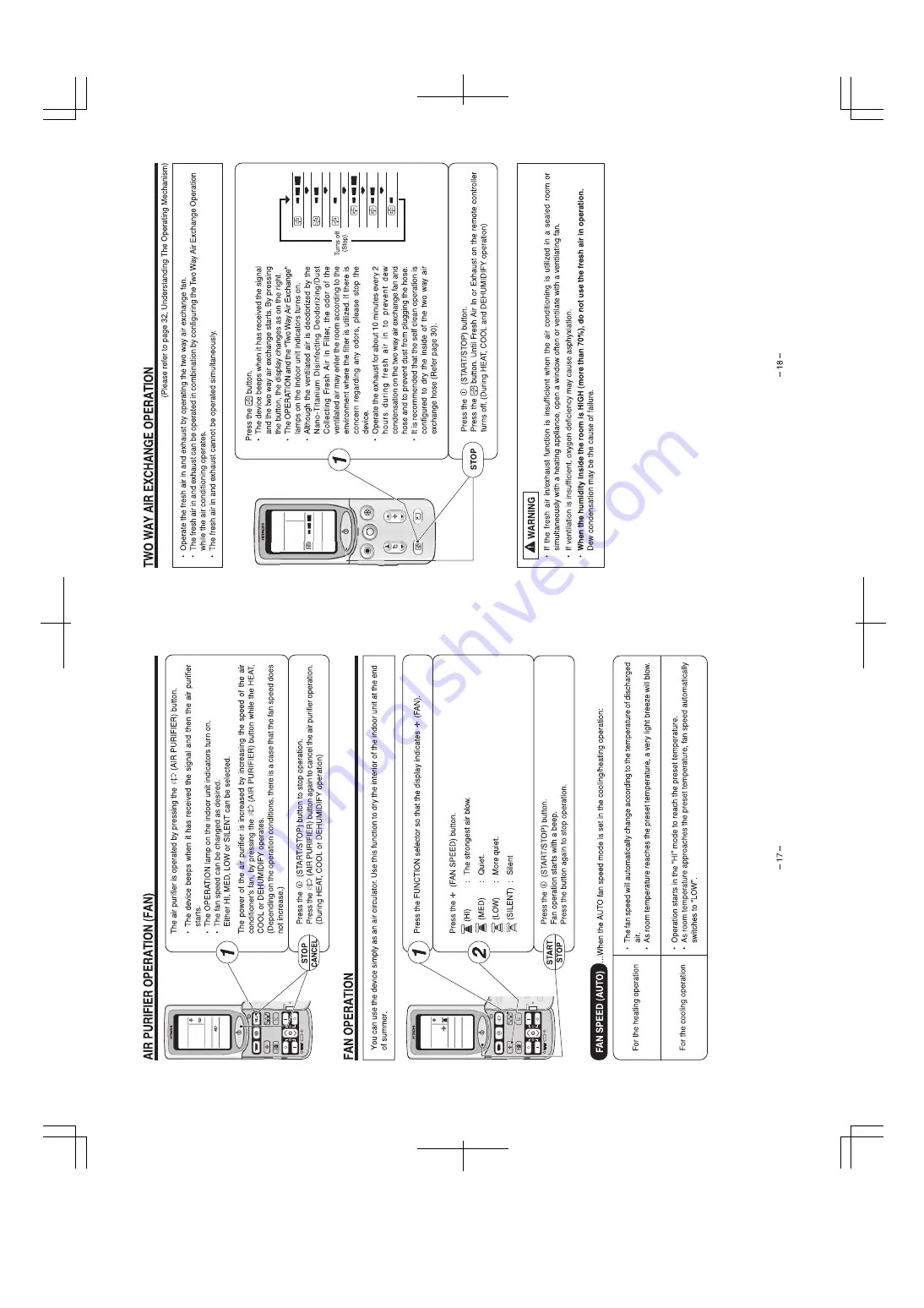 Hitachi RAC-25JX4 Скачать руководство пользователя страница 14