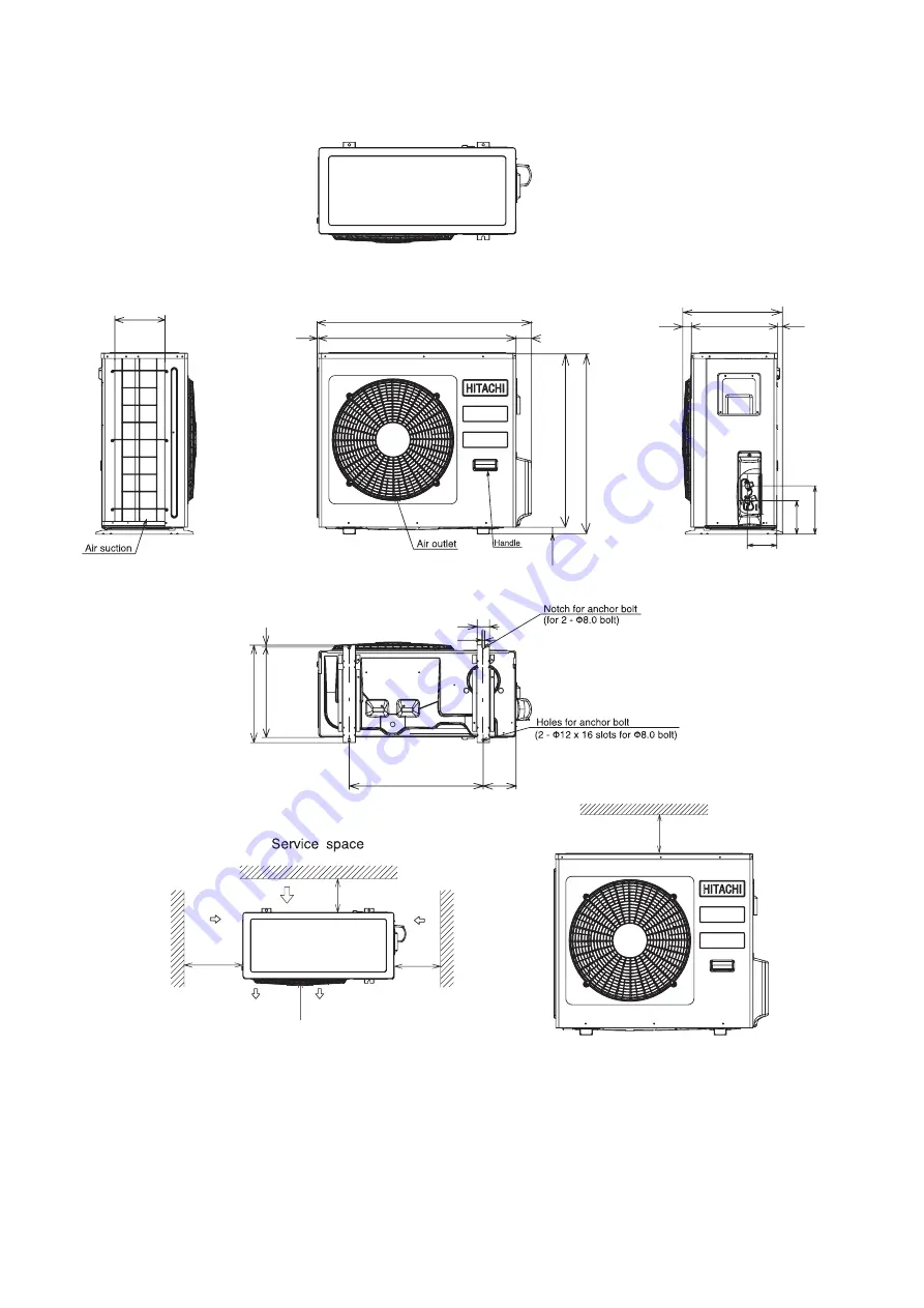 Hitachi RAC-25WXEN Service Manual Download Page 10