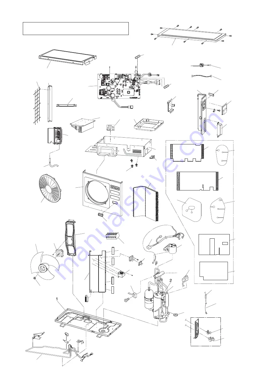 Hitachi RAC-25WXEN Service Manual Download Page 50