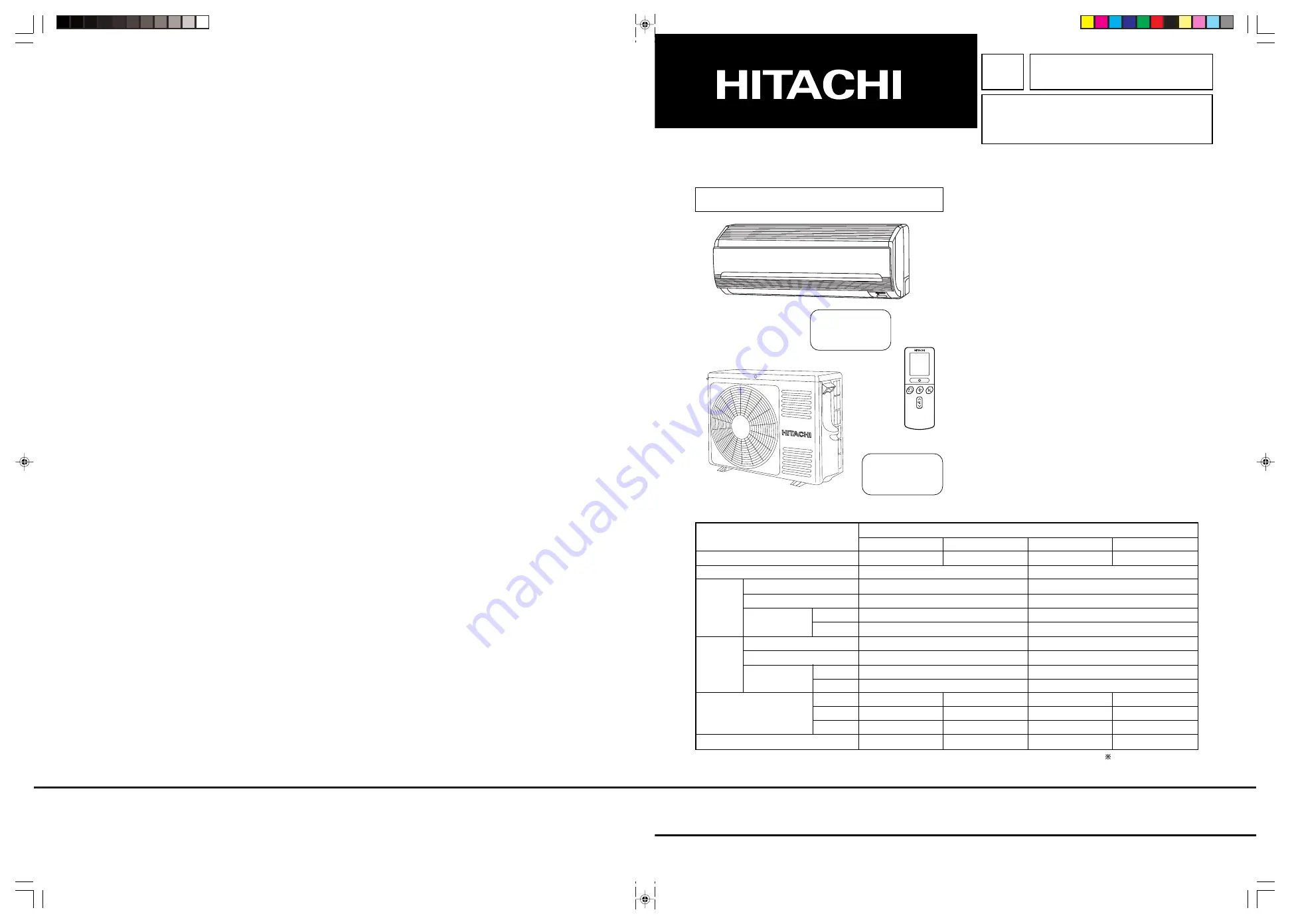 Hitachi RAC-25YH4 Service Manual Download Page 121