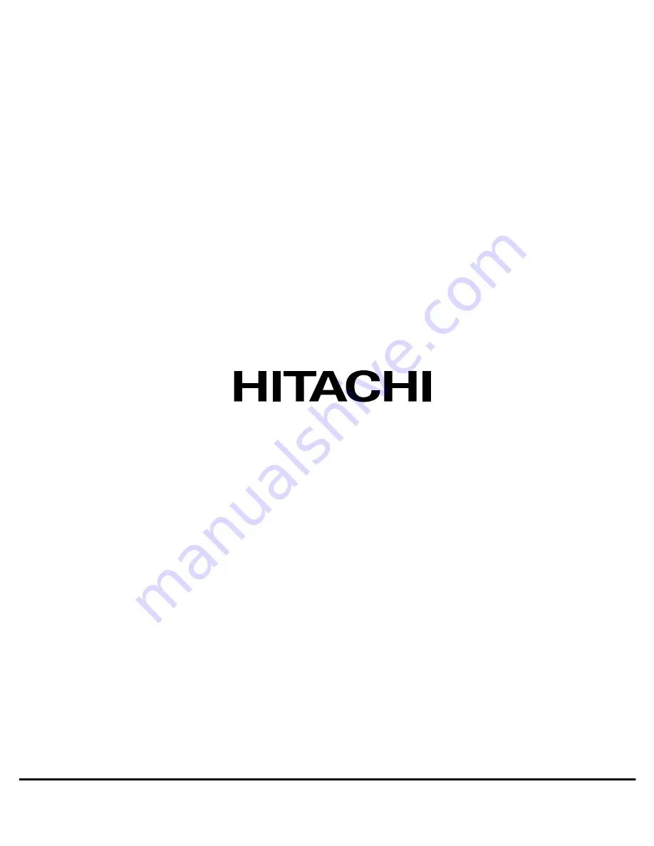 Hitachi RAC-50FX8 Service Manual Download Page 190