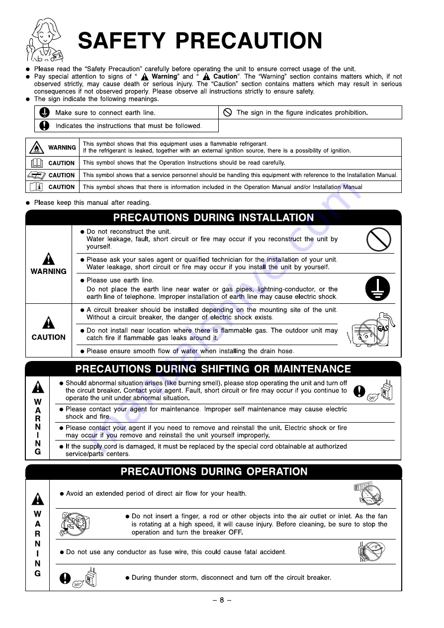 Hitachi RAC-50NPD Service Manual Download Page 9