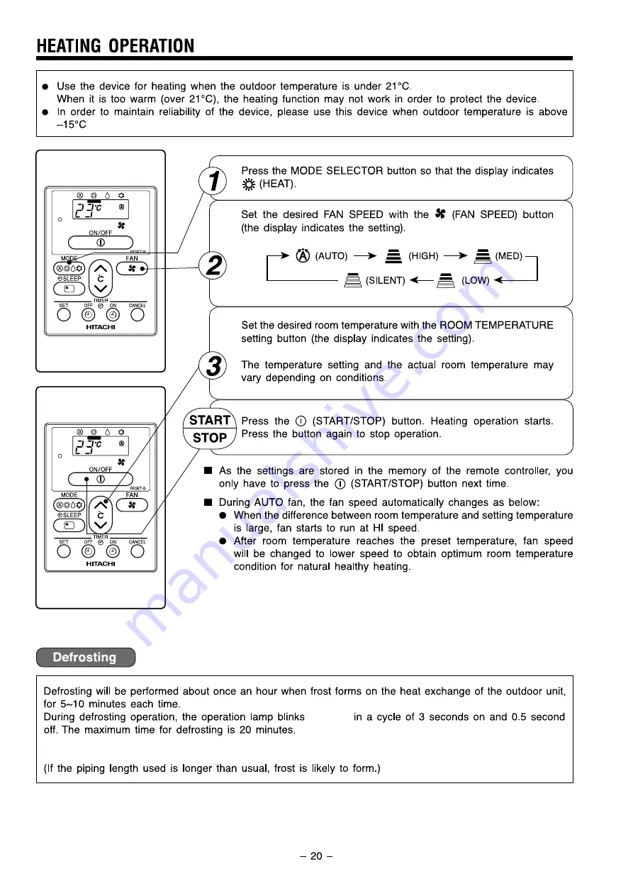 Hitachi RAC-50NPD Service Manual Download Page 21