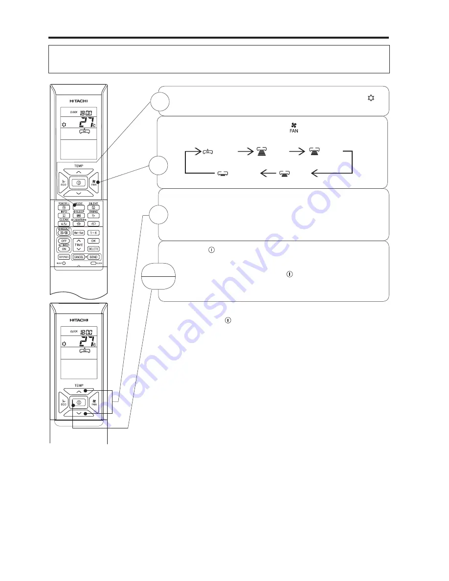 Hitachi RAC-50WXA Operation Manual Download Page 14