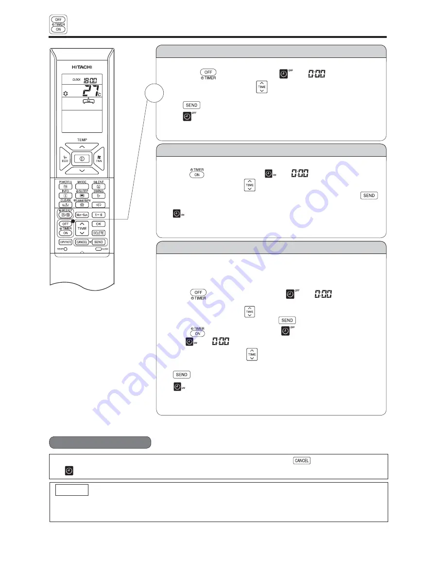 Hitachi RAC-50WXA Operation Manual Download Page 22