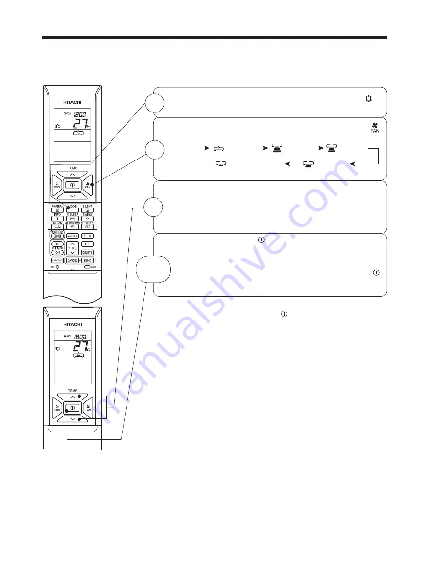 Hitachi RAC-50WXA Operation Manual Download Page 54