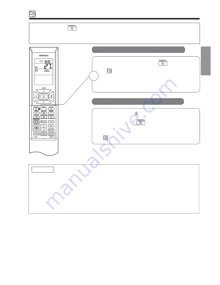 Hitachi RAC-50WXA Operation Manual Download Page 57