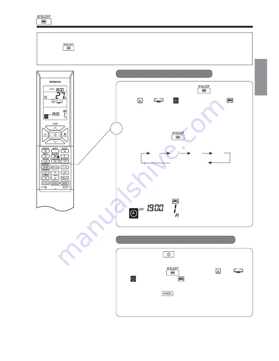 Hitachi RAC-50WXA Operation Manual Download Page 63