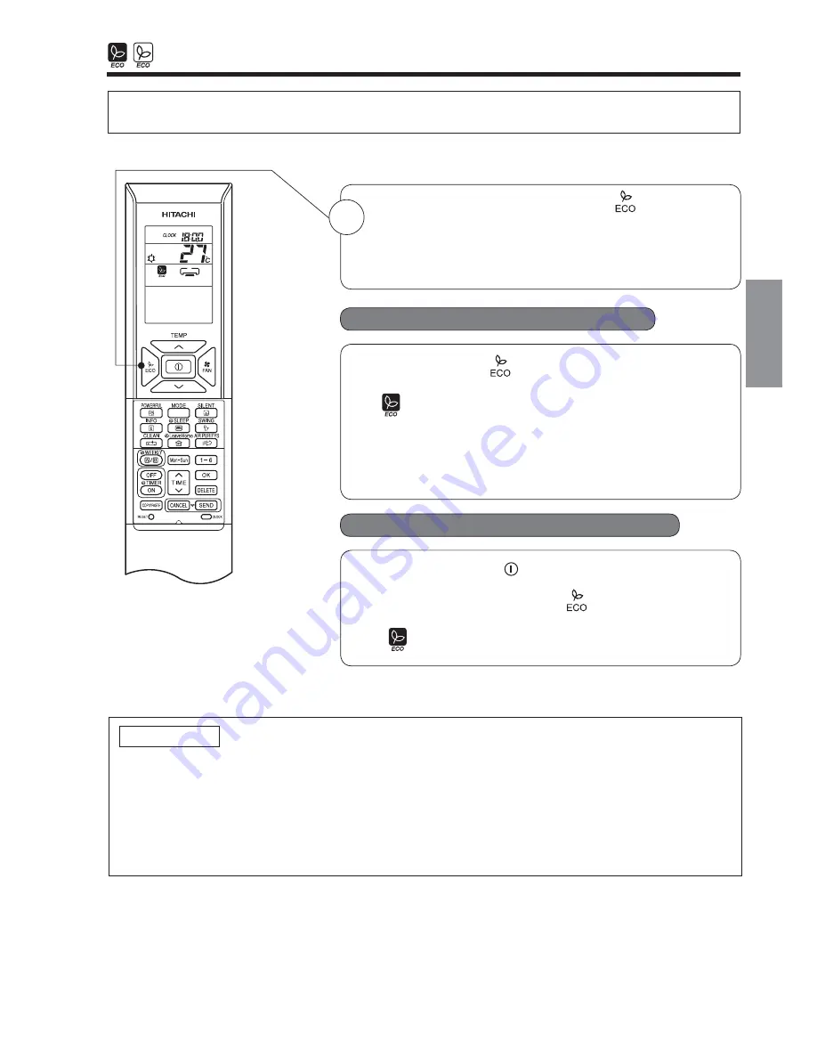 Hitachi RAC-50WXA Operation Manual Download Page 99