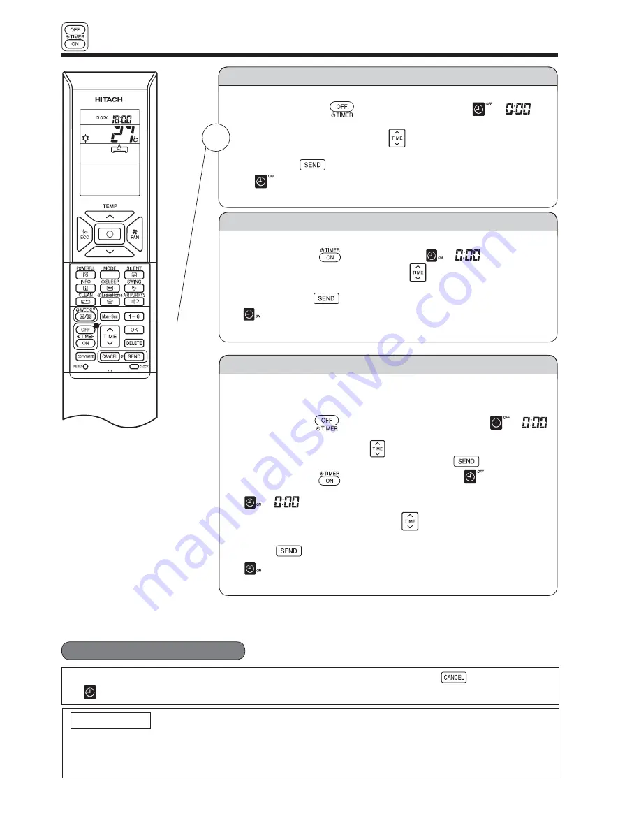 Hitachi RAC-50WXA Operation Manual Download Page 102