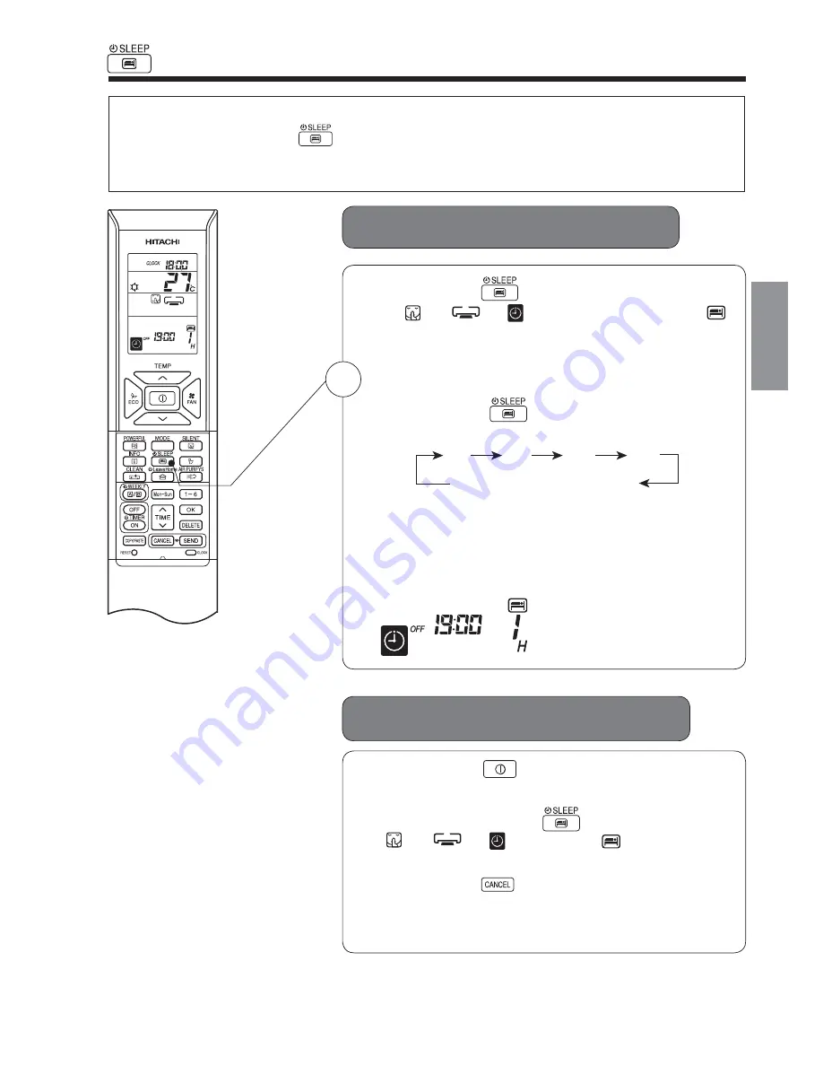 Hitachi RAC-50WXA Operation Manual Download Page 103