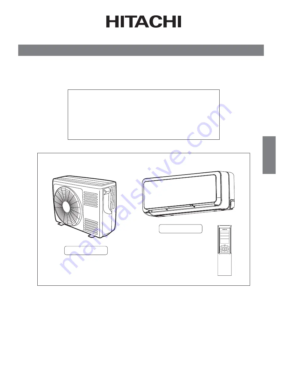 Hitachi RAC-50WXA Operation Manual Download Page 121