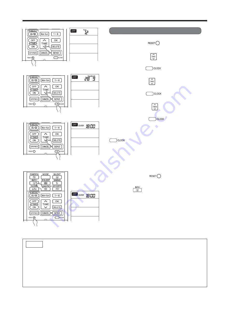 Hitachi RAC-50WXA Operation Manual Download Page 128