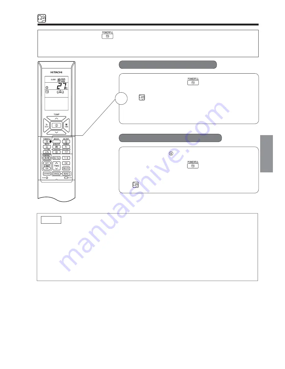 Hitachi RAC-50WXA Operation Manual Download Page 137