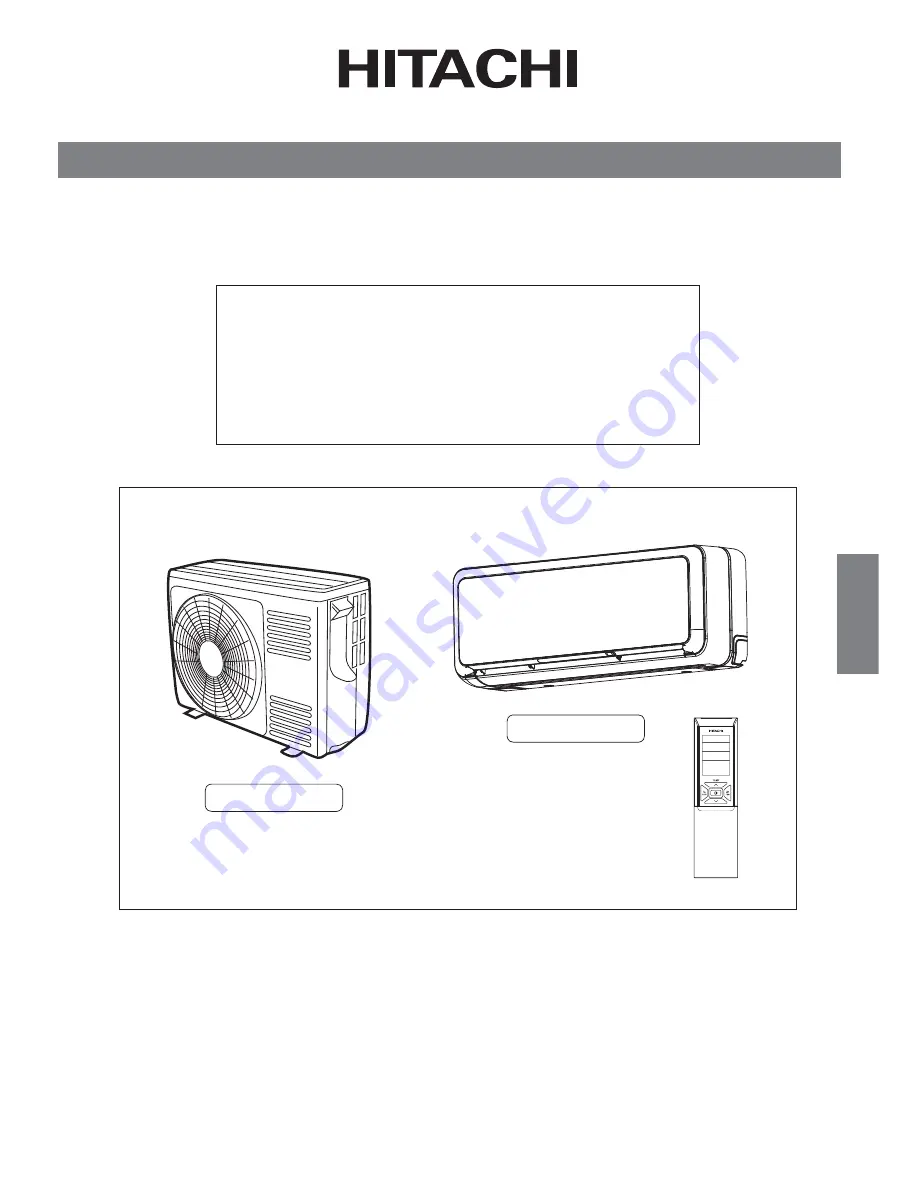 Hitachi RAC-50WXA Operation Manual Download Page 161