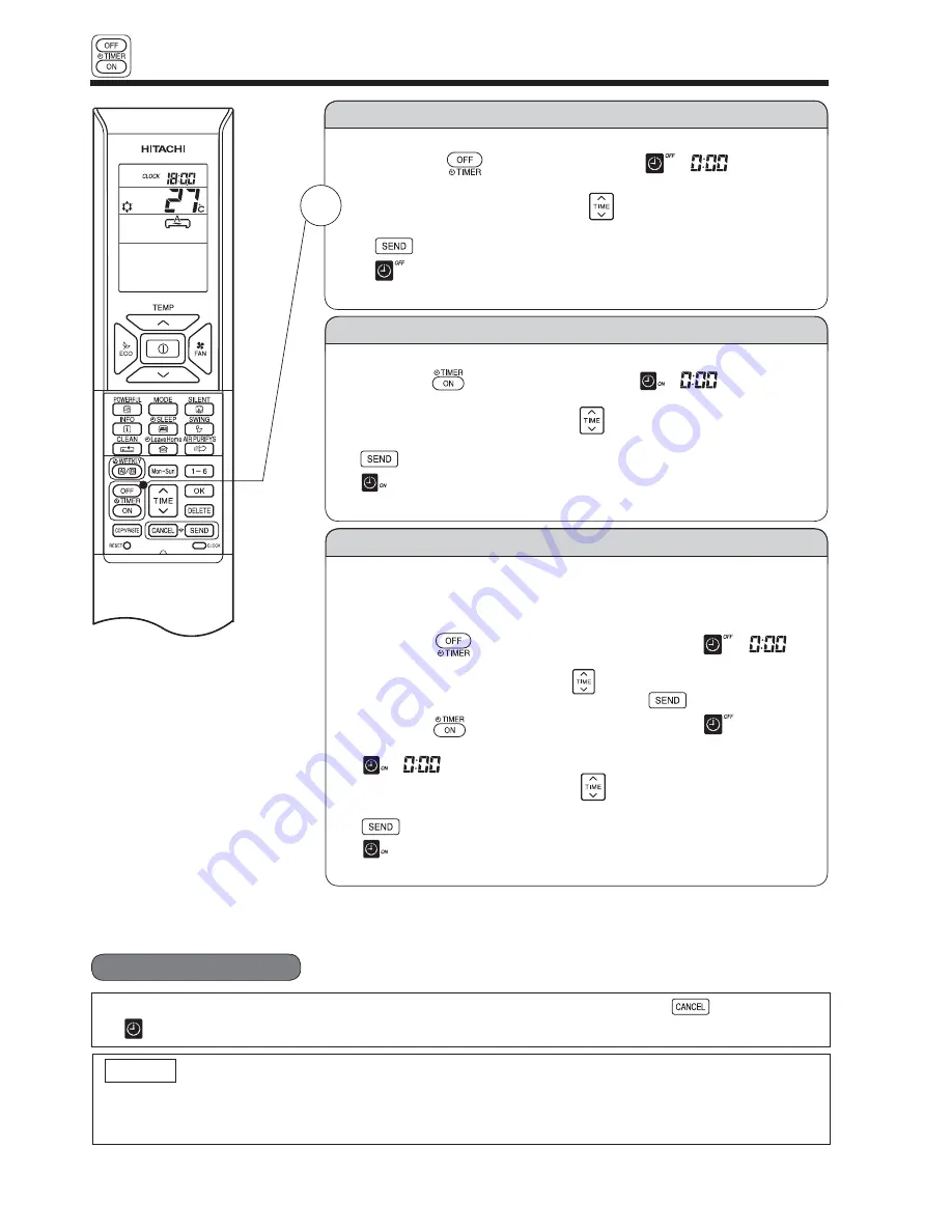 Hitachi RAC-50WXA Operation Manual Download Page 182