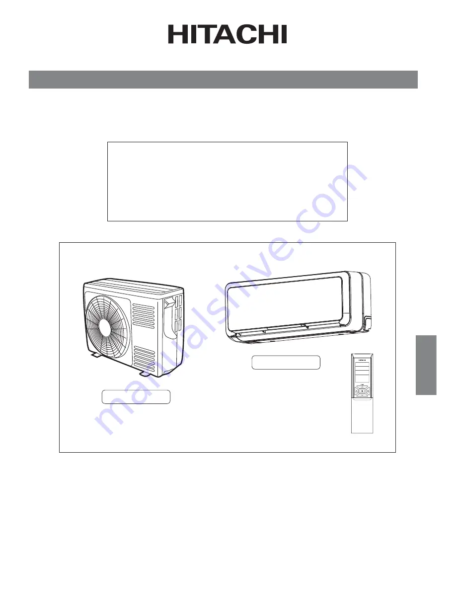 Hitachi RAC-50WXA Operation Manual Download Page 201